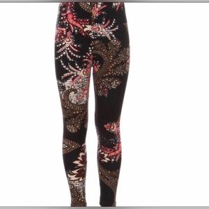 Girls BerryPlume Print Leggings- Size Large/Extra Large